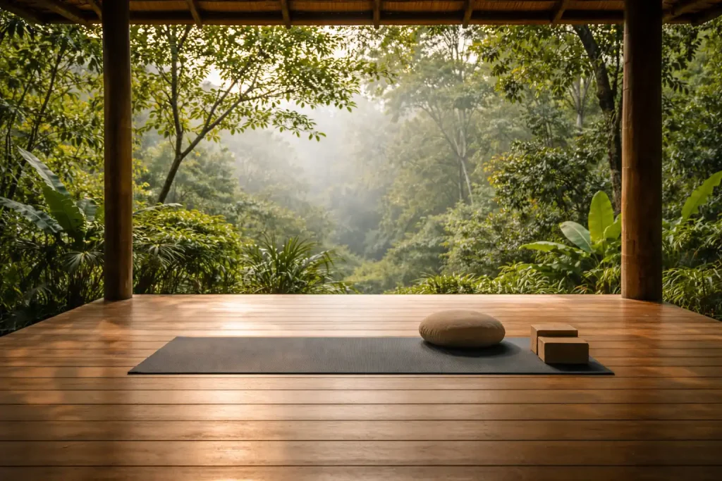 Peaceful retreat space in Chiang Mai designed for rest and gentle detox