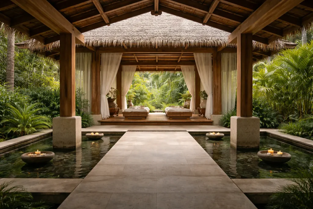 Spa architecture in Thailand designed for comfort and trust