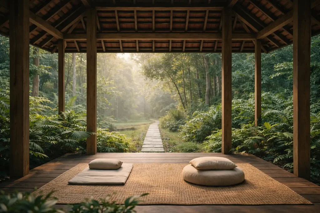 Nature-led healing retreat environment in Thailand