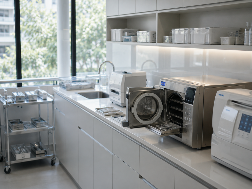 Sterile dental clinic environment in Thailand showing modern clinical standards and hygiene
