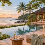 9 Quiet Wellness Resorts Thailand Travelers Love for Deep Rest & Gentle Renewal (2026) Beach wellness resorts Thailand coastal luxury wellness escape at sunrise