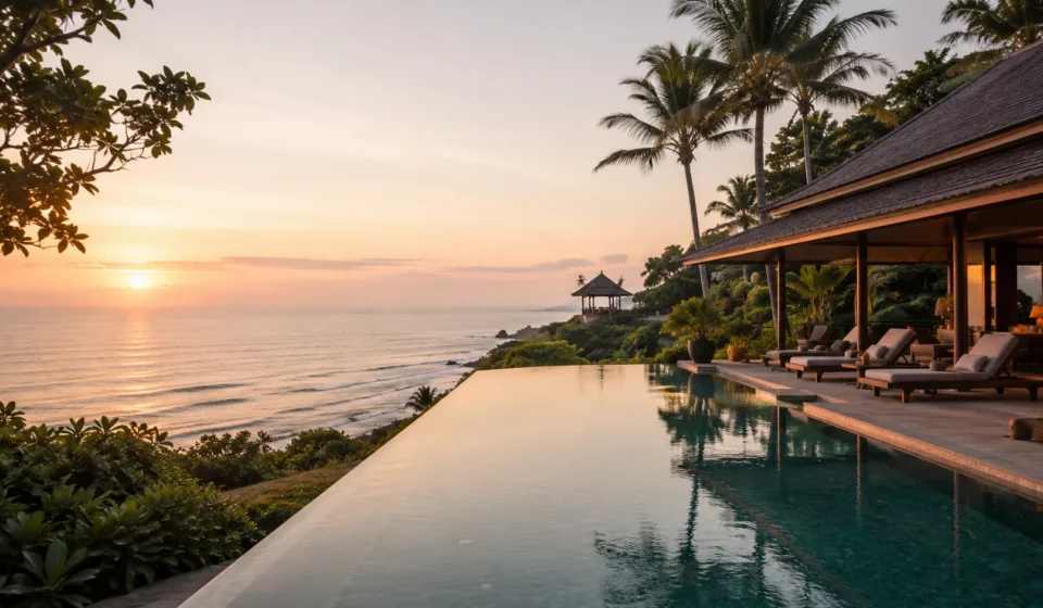 quiet wellness resorts Thailand beachfront wellness sanctuary at sunrise