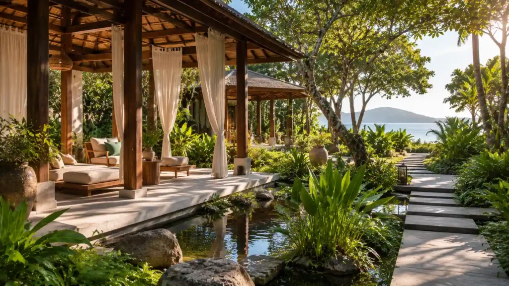 quiet wellness resorts Thailand luxury wellness architecture