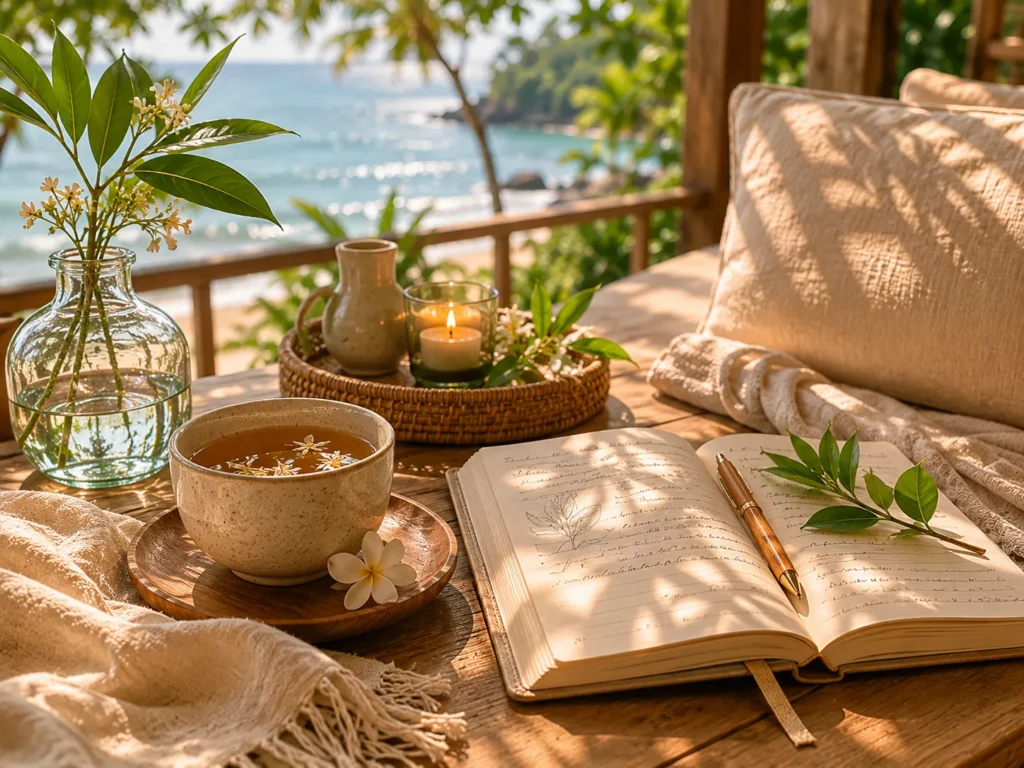 Restorative wellness detail at beach wellness resorts Thailand