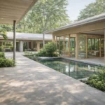 Functional medicine Thailand medical wellness center with calm architecture and natural daylight
