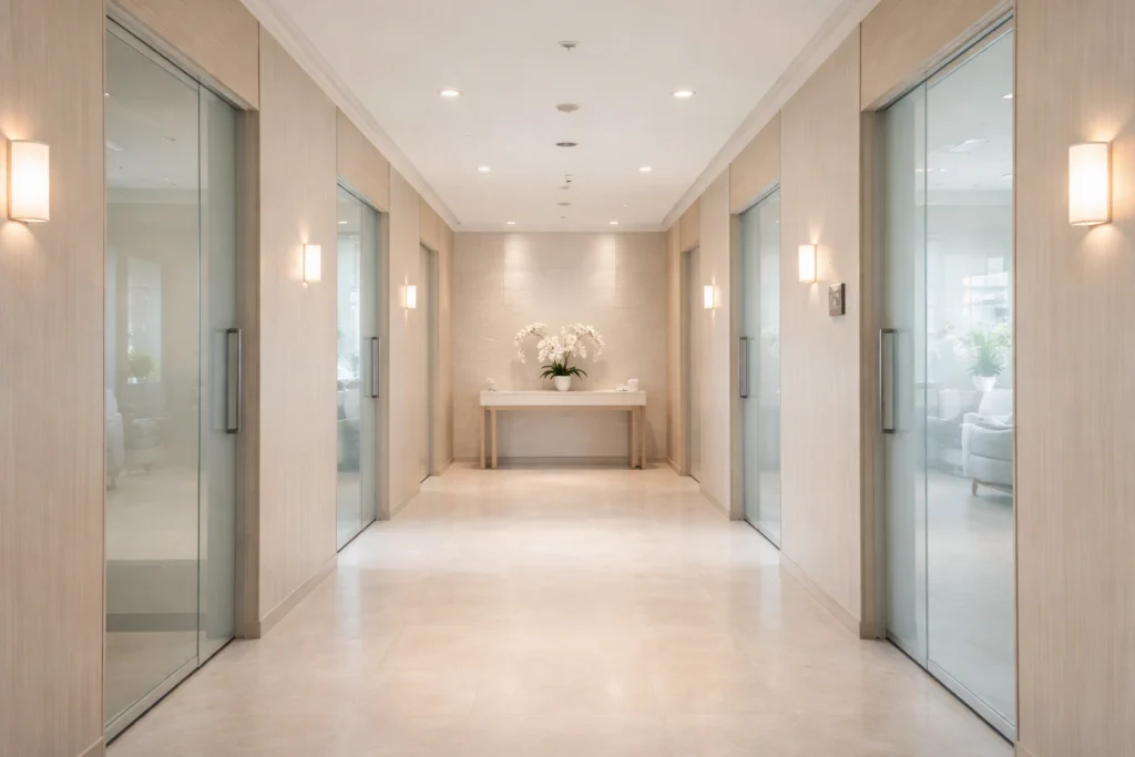 Professional interior structure reflecting trusted dental clinics in Bangkok for international patients.