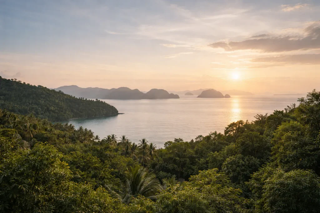 Calm horizon symbolizing gentle closure of functional medicine Thailand guide
